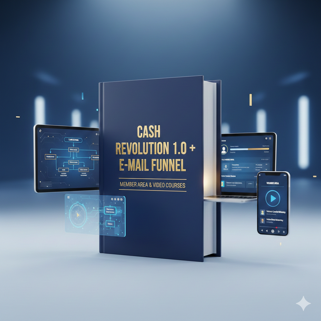  Cash Revolution 1.0 + E-Mail Funnel  Member area and video courses
