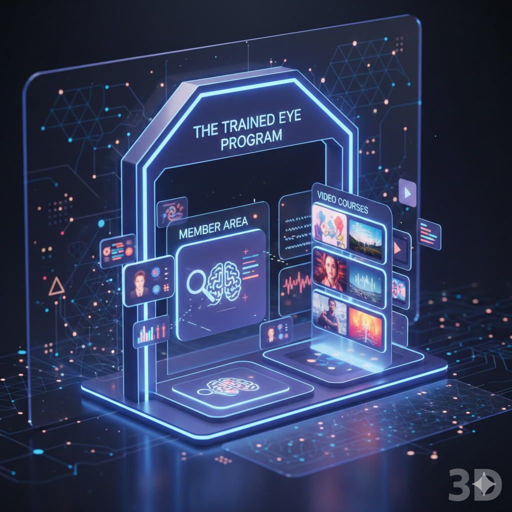 The Trained Eye Program Member area and video courses